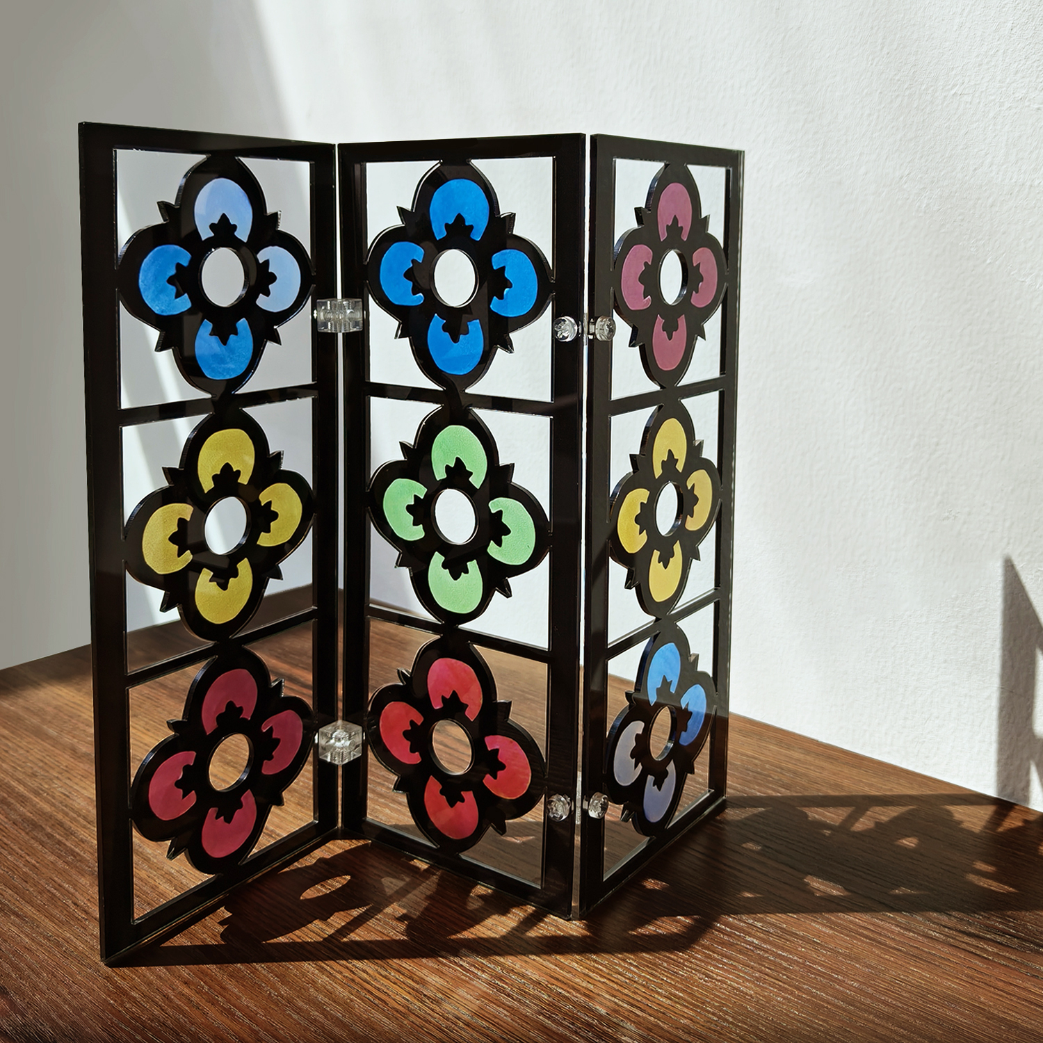 Funlife新中式仿狮子林桌面屏风