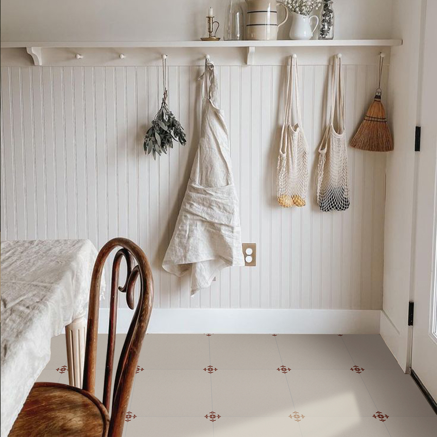 Funlifeins冷淡风法式自粘瓷砖贴