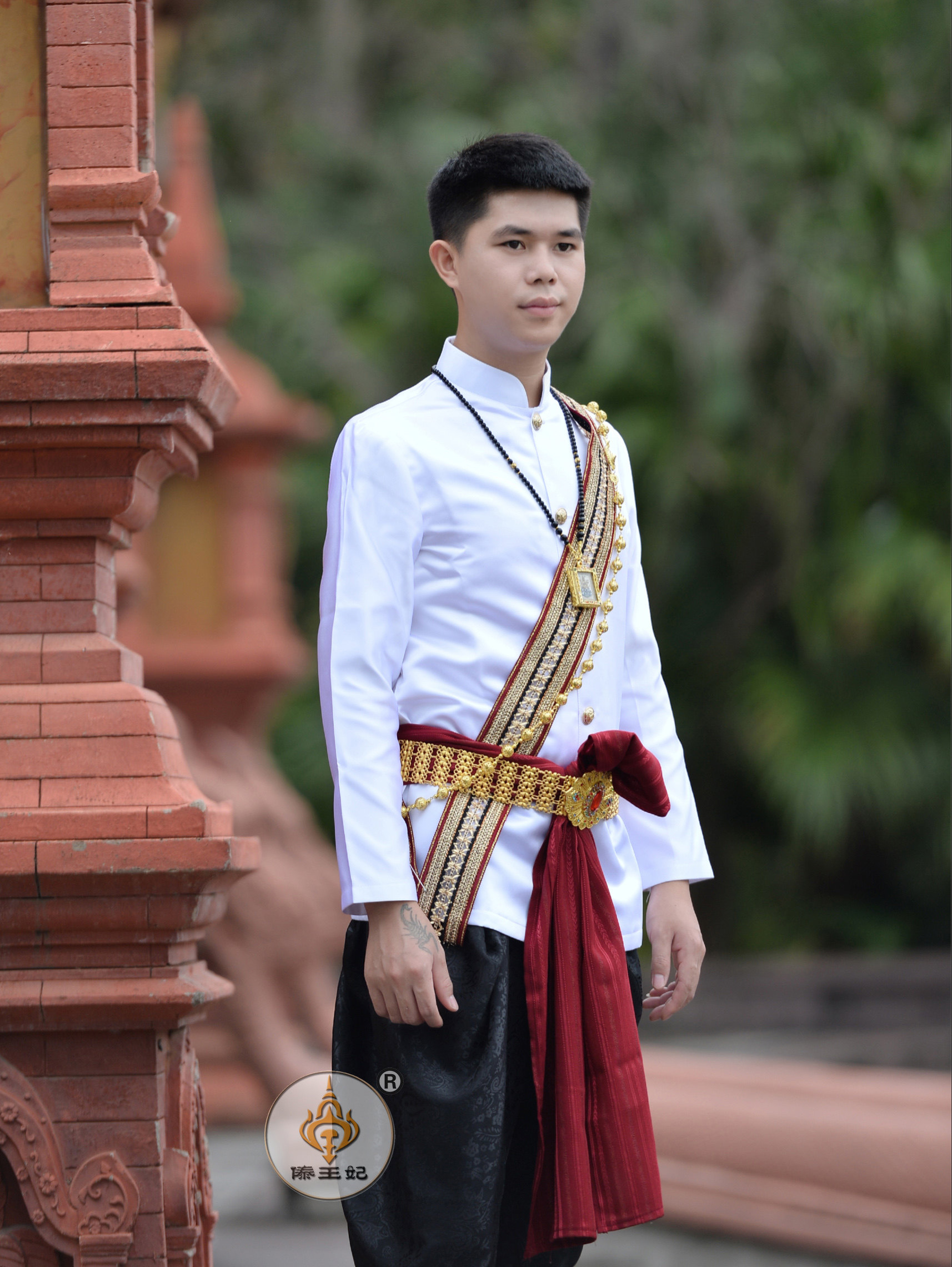 DAI PRINCESS COSTUME THAI COSTUME MENS SIMPLE THAI EVENT RESTAURANT WORKWEAR WELCOME SAMURAI AUTUMN AND WINTER LONG SLEEVES