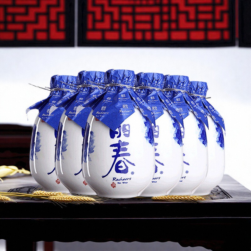 塔牌丽春八年绍兴黄酒特型整箱正宗花雕酒375ml*6瓶礼盒装酒老酒