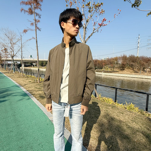 原单品质26春款男装女装哈灵顿茄克休闲立领外套夹克上衣484610