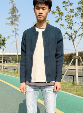 25新款秋冬合作款男装女装圆领针织开衫长袖毛衣毛衫外套479731