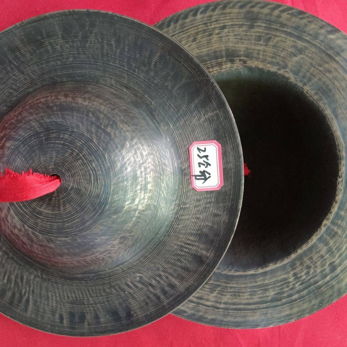 加厚款青铜大帽镲老式川钹铜钹大帽京手工道士钹大头仿古铙钹