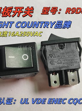 亮群R9D8船型开关LIGHTCOUNTRY