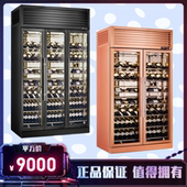 定制不锈钢红酒柜商用恒温红酒展示冰箱餐饮火锅会所专用清酒烧酒
