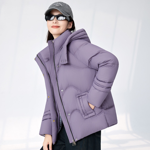 翻新定做女士短款羽绒服半成品来料加工定制纸板样专业电脑制版