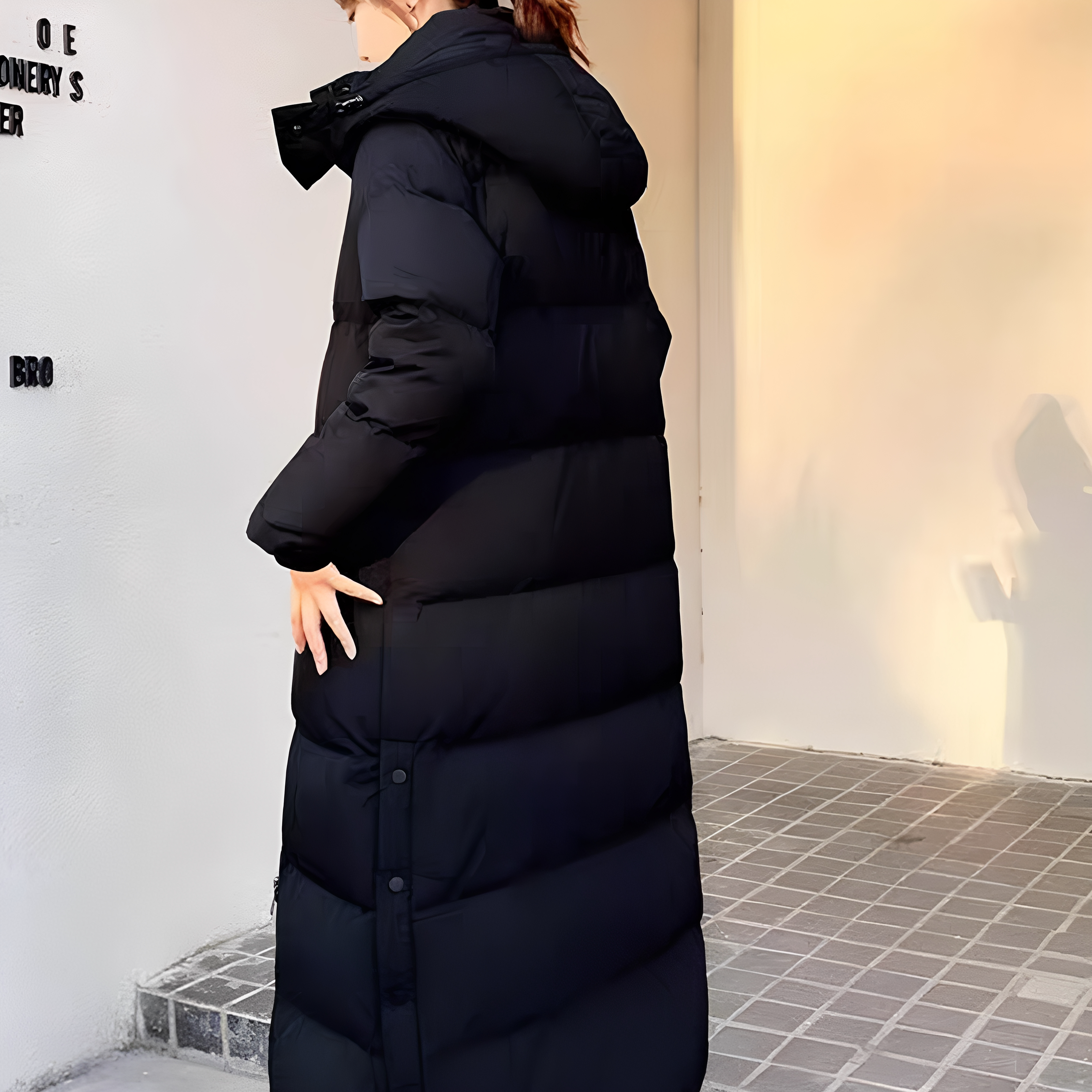 定制翻新女衣壳九成品半成品9外壳羽绒服大被子过膝加厚充绒加工