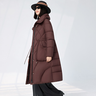 翻新定做女士长款羽绒服半成品来料加工定制纸板样专业电脑制版