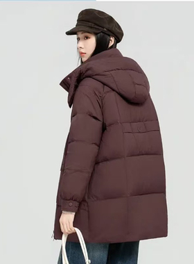 2025新款52055羽绒服半九成品女士常规时尚拆绒填充衣壳翻新加工