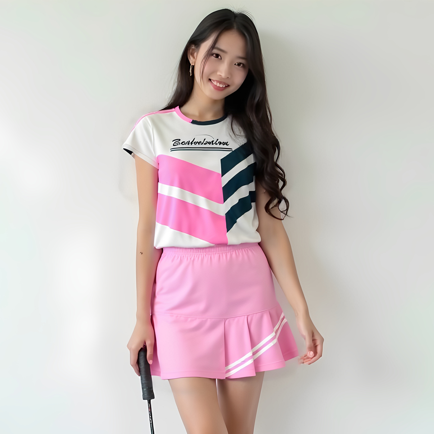羽毛球服女高颜值套装2025新款上衣裙子夏季快速干运动服男款球衣