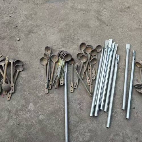 景区庙会非遗打铁花不沾铁水免涂抹超耐用加厚款钛金勺(可发顺丰)