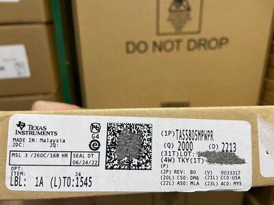 TAS5805MPWPR原装工厂配单
