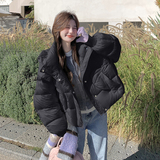 现货羽绒女短款90超轻加厚小个子泡芙冬外套8211P265K388，女装羽绒服，2C082