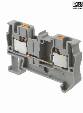 菲尼克斯货号 3211757 PT 4 灰色直通式接线端子快速插拔连接原装