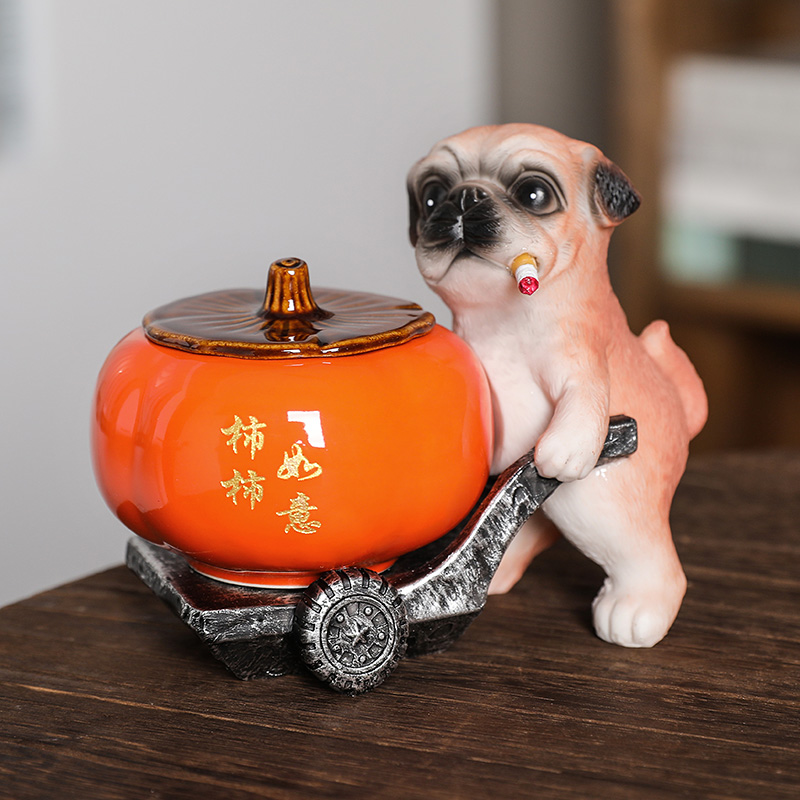 送烟沙高端大气满载而归烟灰缸