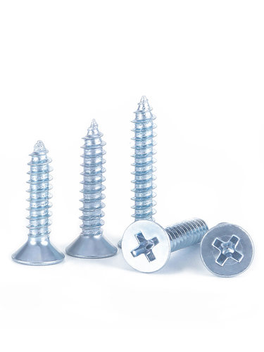 镀锌高强度十字沉头自攻螺丝GB846沉平头螺钉ST3/4/5/6