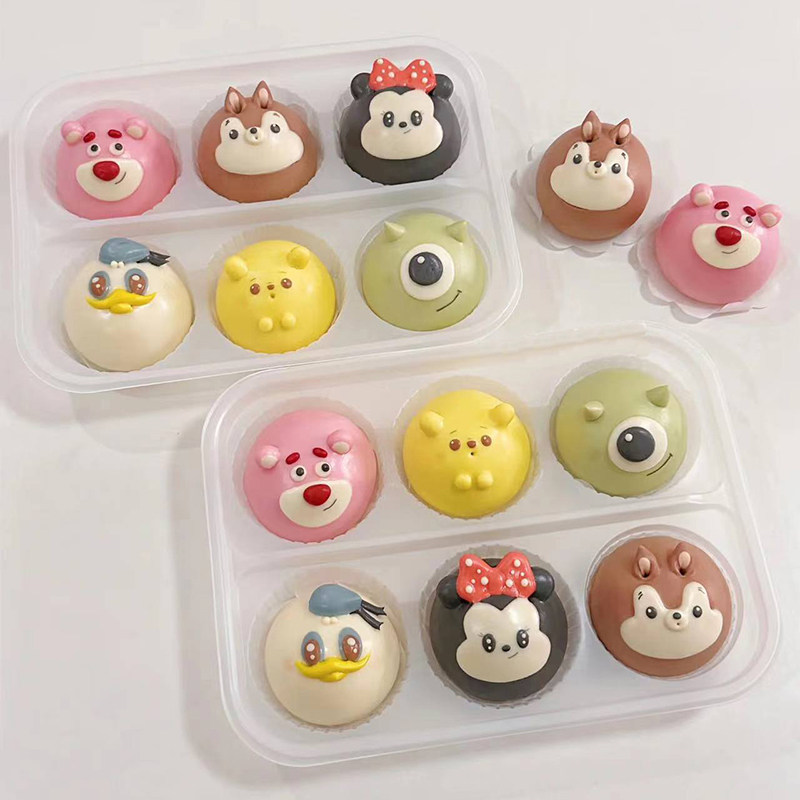 哆唻咪老师卡通造型萌物鸭子草莓熊包子馒头模具花样面食辅食工具