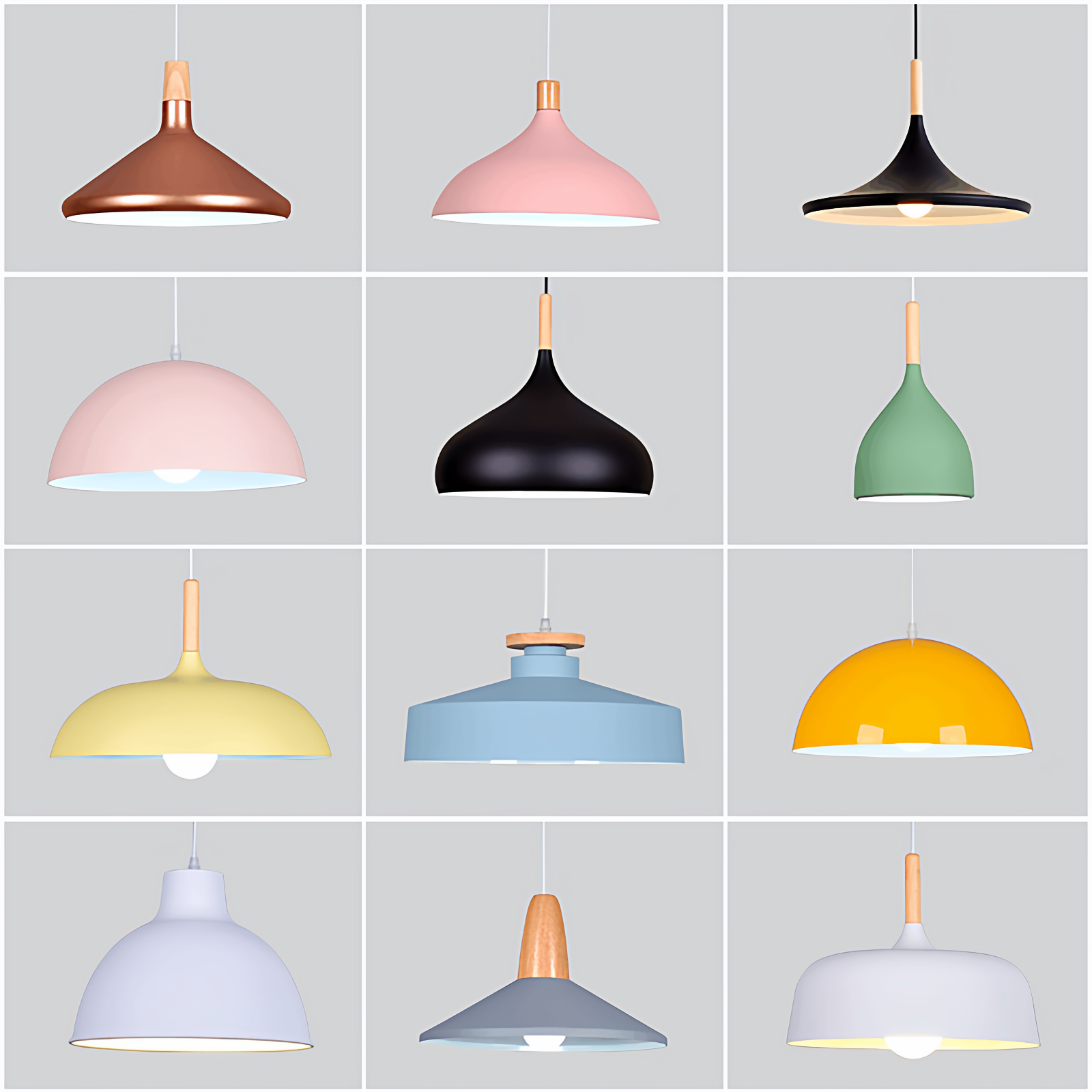 网红店铺单头商用小吊灯超亮创意个性彩色奶茶店饭店餐厅锅盖灯罩,家装灯饰光源,酒店/宴会厅/餐饮吊灯,淘宝优惠券,粉丝福利购,淘宝优惠卷