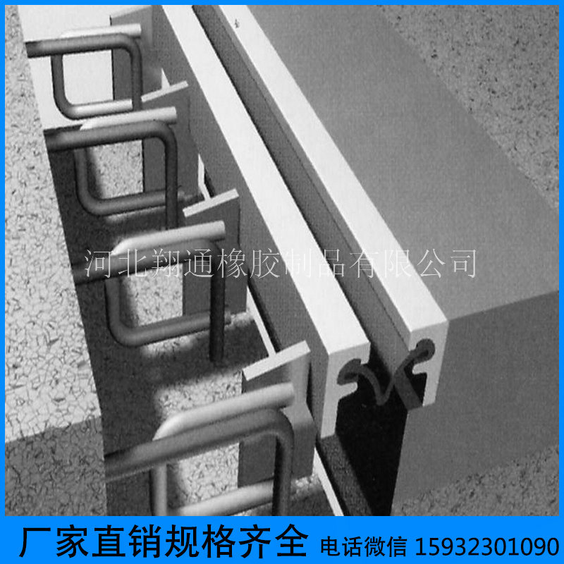 桥梁型钢伸缩缝单缝式GQF-F/E/C/L/RGd40/d60/d80型号齐全含胶条