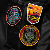 朱日和ZHURIHE织唛魔术贴士气章YY20臂章海岸J16户外包贴创意徽章