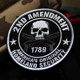 2ND AMENDMENT美国国土安全1789刺绣魔术贴臂章徽章大号圆形徽章
