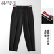春夏薄百搭裤 坠感九分西裤 单褶锥形休闲裤 裤 子 男宽松垂感小西装