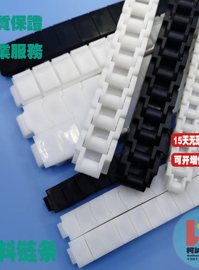 40P塑料链条12.7节距小链板60P节距19.05塑料链条输送机配件链条