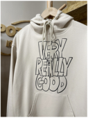 REALLY GOOD男女情侣款 连帽卫衣宽松美式 VERY 复古趣味无性别帽衫