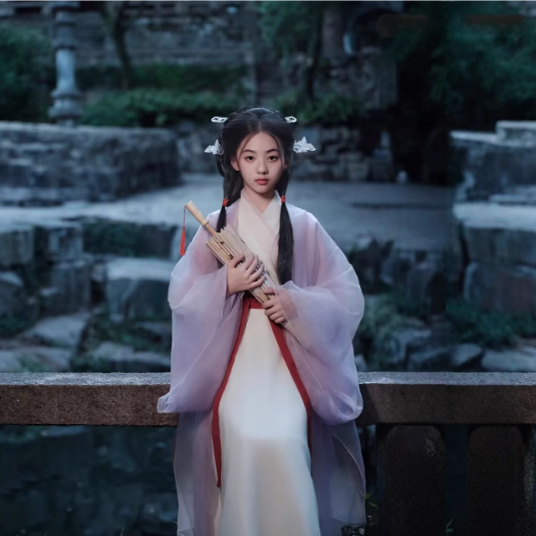 女童汉服魏晋风古装夏季超仙