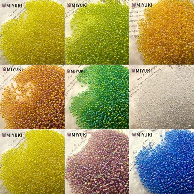 MIYUKI御幸2mm透明幻彩玻璃米珠