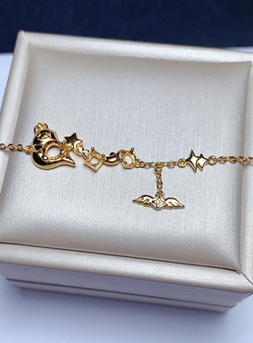 精美时尚s925银手链圆形5*5方形3*3椭圆3*4mm礼物饰品 代镶嵌 m