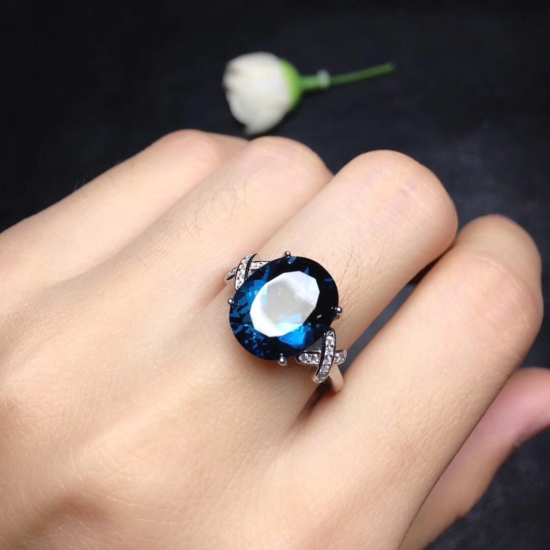 925纯银活圈戒指空托戒指空托