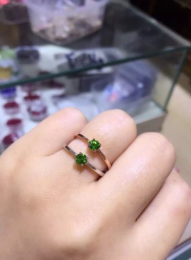 925纯银简单四爪戒指代镶等各类