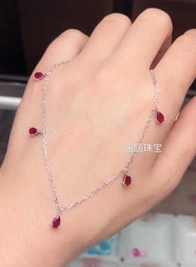 925纯银锁骨链项链坠35mm来代镶