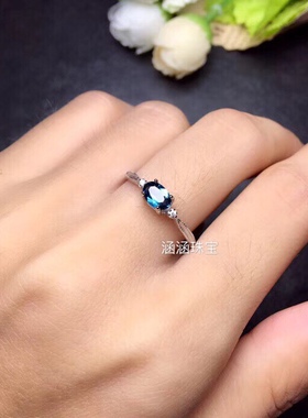 纯银小巧精致风8*10mm代镶空托