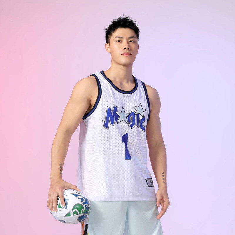 美式复古篮球背心球衣比赛服球星号码比赛球服大网眼速干宽松无袖