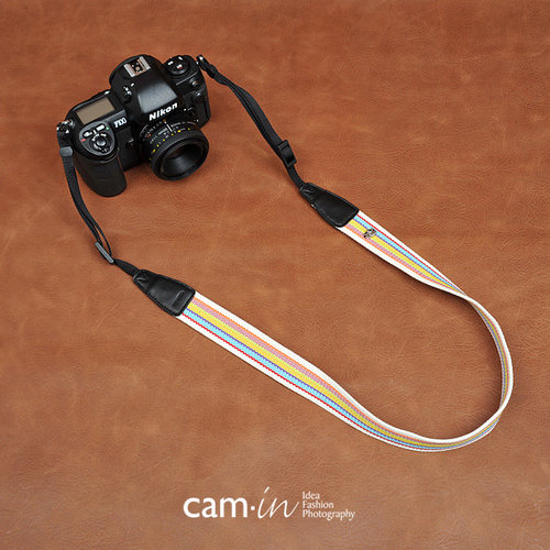 cam-in 棉织系列专业时尚相机背带 通用接口 cam8247