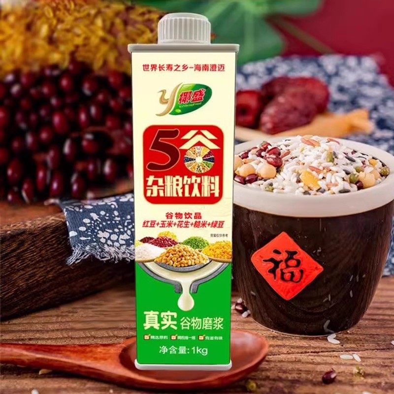 海南原产1kg大瓶整箱批发酒席宴会聚餐饮品椰盛五谷杂粮谷物饮料,咖啡/麦片/冲饮,植物饮料,淘宝优惠券,粉丝福利购,淘宝优惠卷