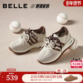 厚底增高运动休闲鞋 百丽复古小金甘跑道阿甘鞋 女商场新款 F1N1DA