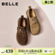 单鞋 百丽厚底增高复古乐福勃肯鞋 商场同款 新款 子E8N1D预 女26春季