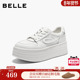 百丽女鞋 F1V2DBM6 休闲运动鞋 子厚底增高网面小白板鞋 女2026新款