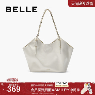 百丽包包女2025秋季 通勤链条大容量腋下包单肩托特包BL839CX5 新款