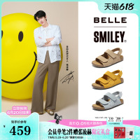 張凌赫同款百麗SMILEY聯(lián)名勃肯鞋快樂吐司2.0新款女涼鞋D7X1DBL預(yù)