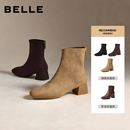 画廊假日时装 百丽女鞋 预热12月29日 弹力瘦瘦靴显瘦短靴 加购