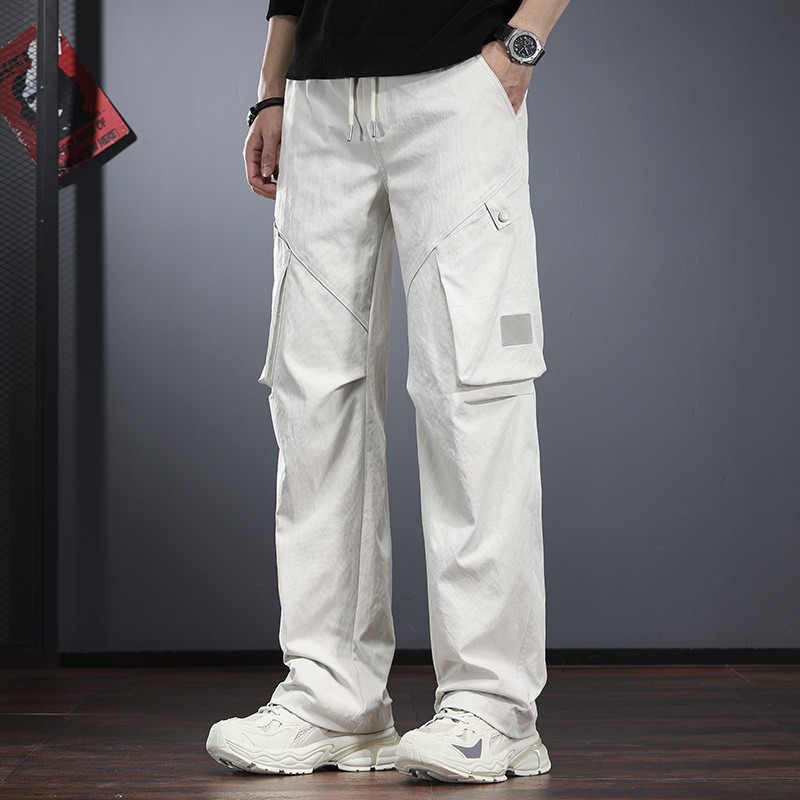 2025新款男宽松直筒阔腿裤