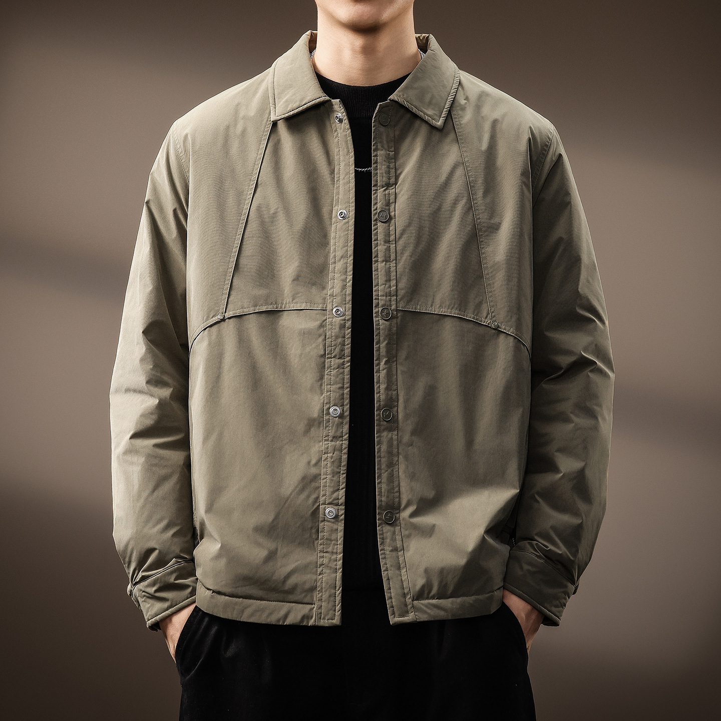 高端通勤90鹅绒轻薄羽绒服