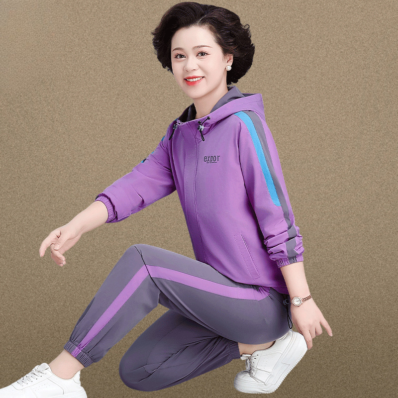 妈妈秋装新款中老年女外套