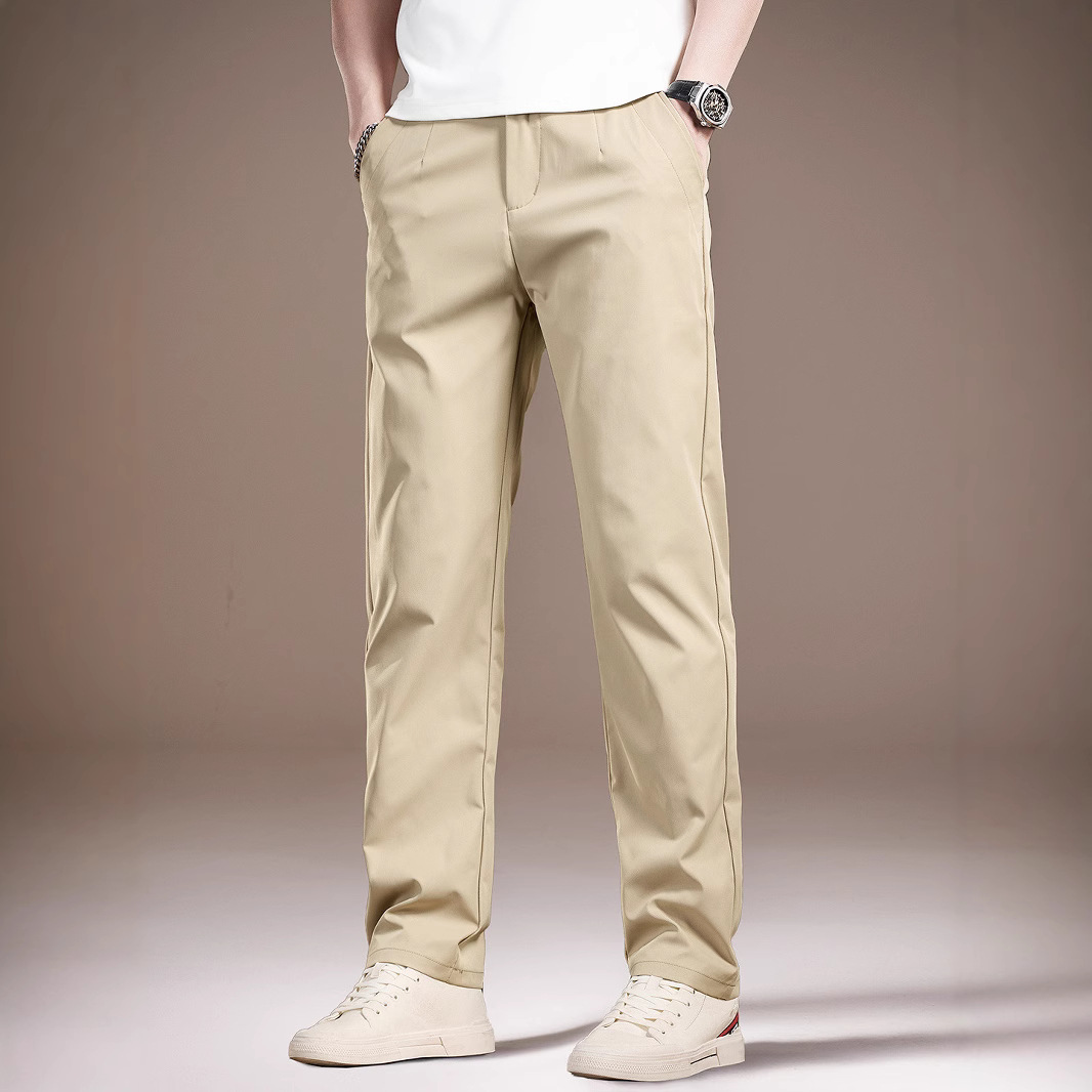 高端速干商务休闲裤男夏