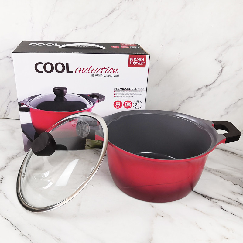 韓國進口陶瓷不粘湯鍋燉鍋養生鍋