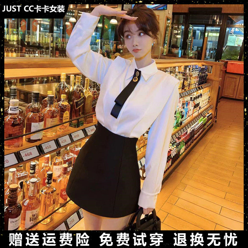 短裙A字百搭型卡女装霸屏长